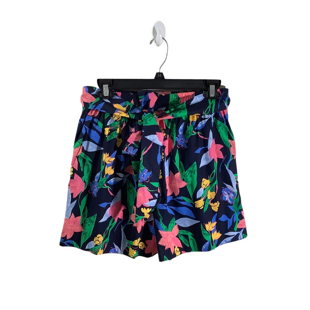 J. Crew Factory Imogine Floral Multi-Colored Tie Waist Shorts